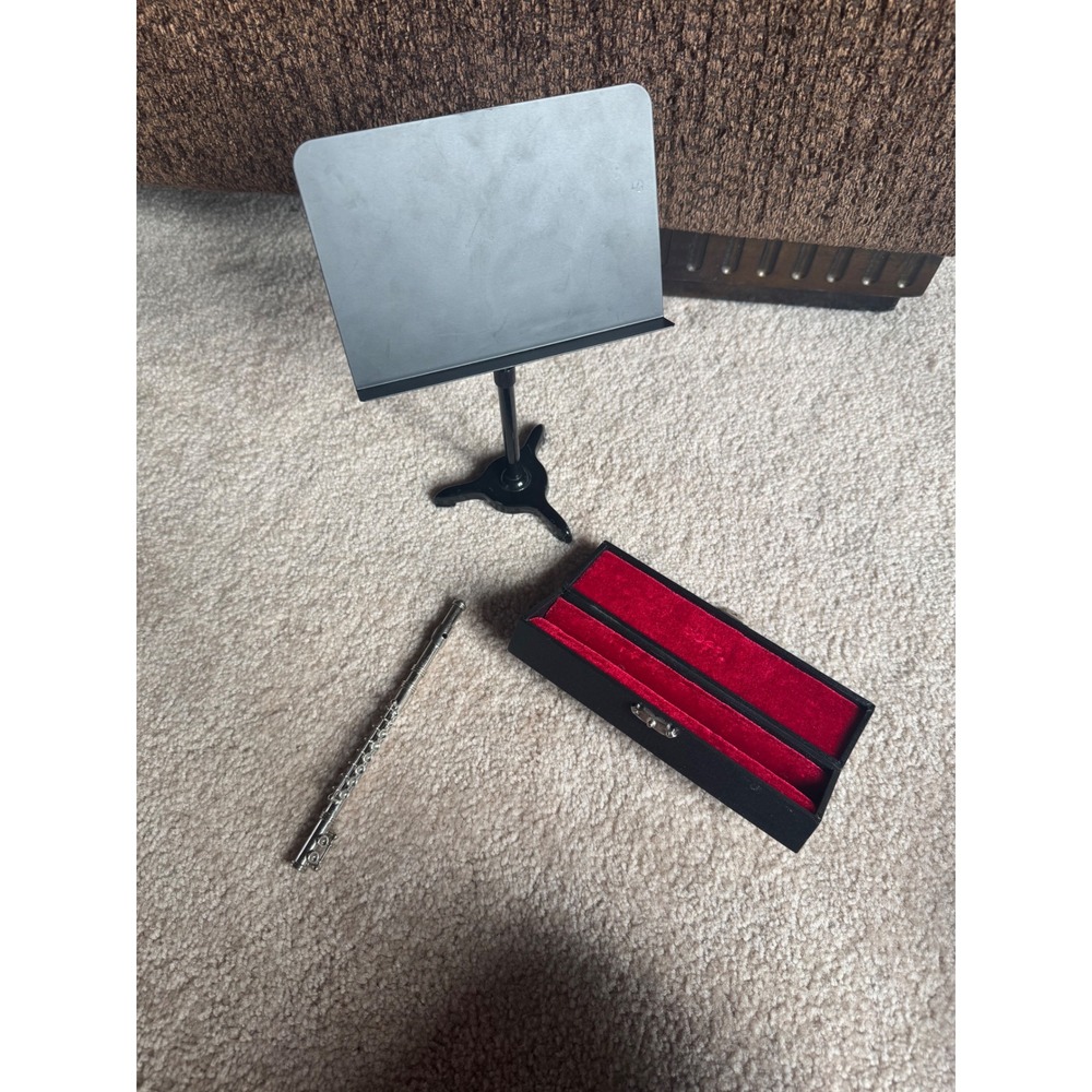 American Girl Flute with Case  Music Stand